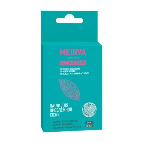 Mediva Патчи для проблемной кожи, патчи, 20 шт.