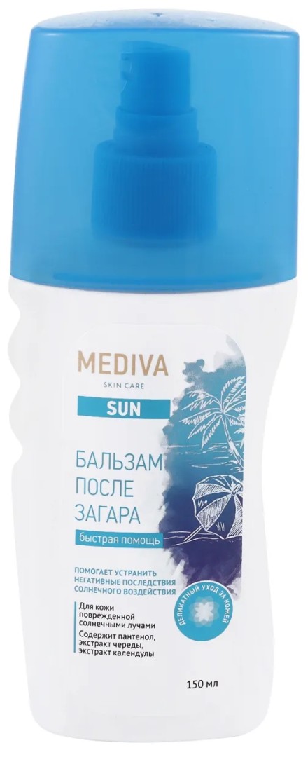 Mediva Sun Бальзам после загара, бальзам для тела, 150 мл, 1 шт.