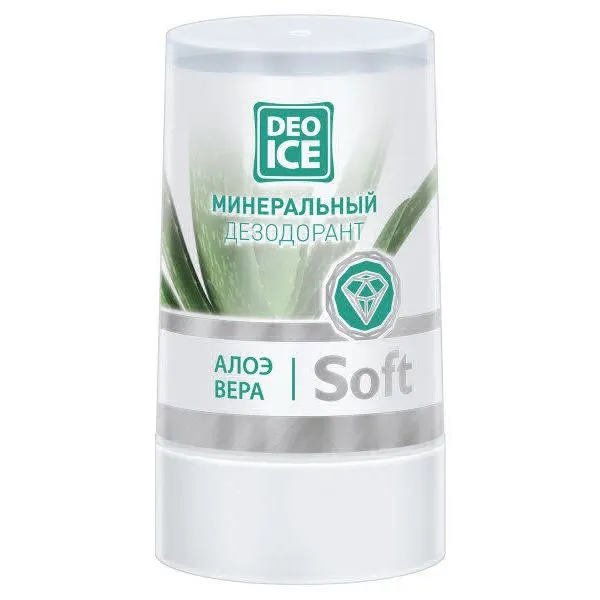 Deo Ice Soft Минеральный дезодорант Алоэ Вера, 40 г, 1 шт.