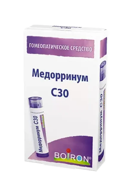 Медорринум C30, гранулы гомеопатические, 4 г, 1 шт.