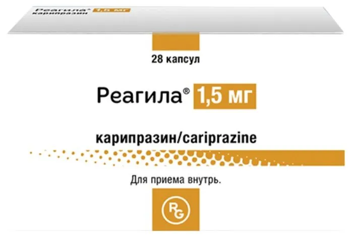 Реагила, 1.5 мг, капсулы, 28 шт.