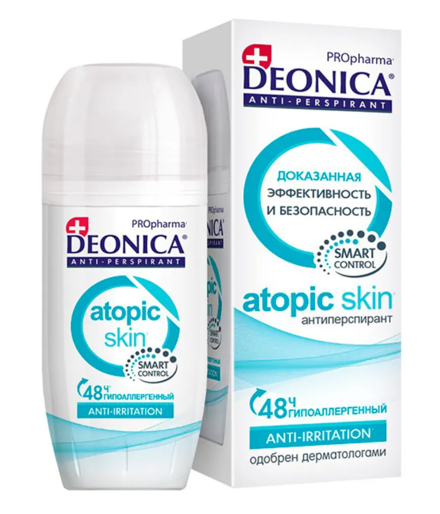 Deonica PROpharma Антиперспирант Atopic skin, антиперспирант ролик, 50 мл, 1 шт.