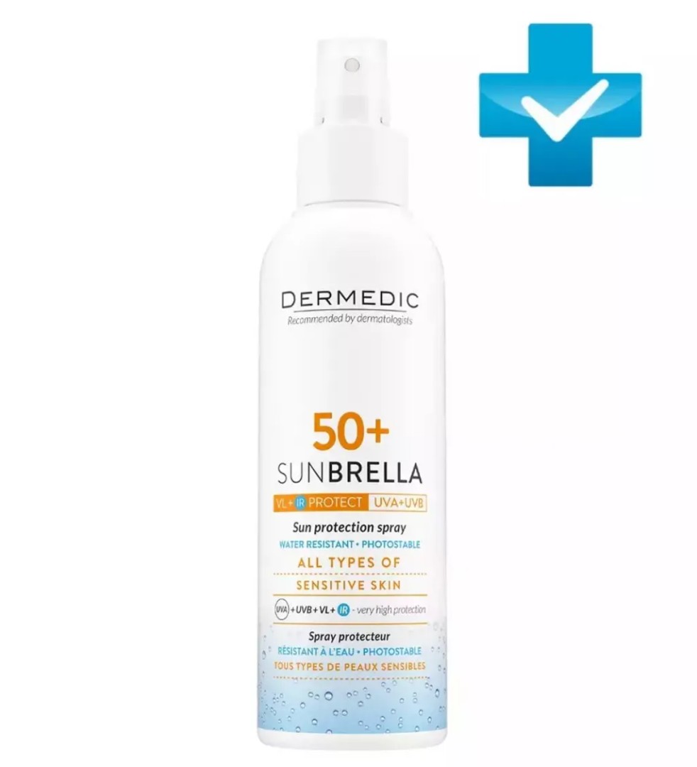 Dermedic Sunbrella Молочко-спрей солнцезащитный, SPF50, 150 мл, 1 шт.