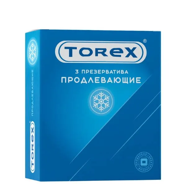 Torex презервативы продлевающие, 3 шт.