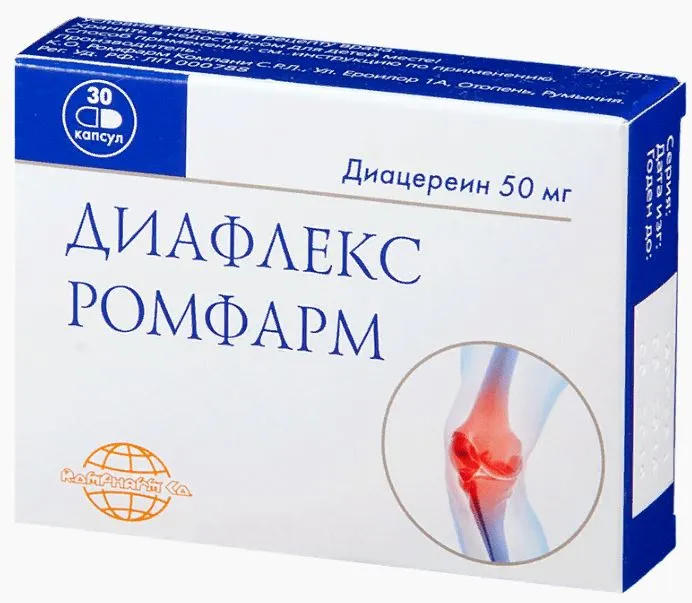 Диафлекс Ромфарм, 50 мг, капсулы, 30 шт.