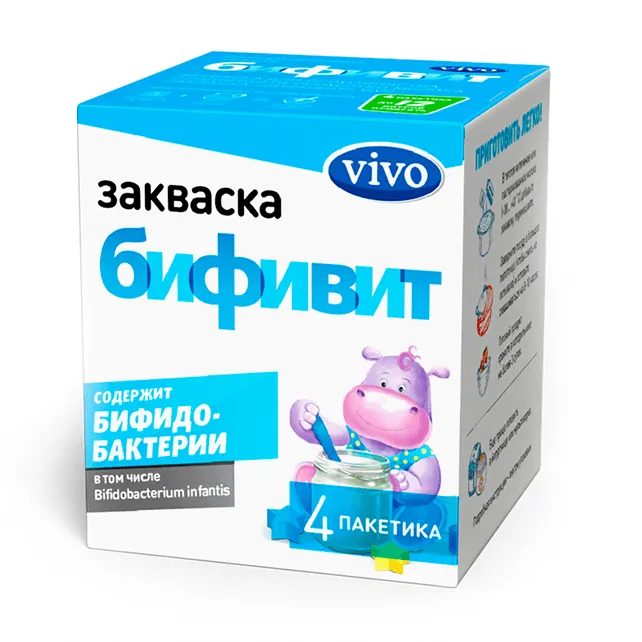 Vivo Закваска Бифивит, порошок, 4 шт.