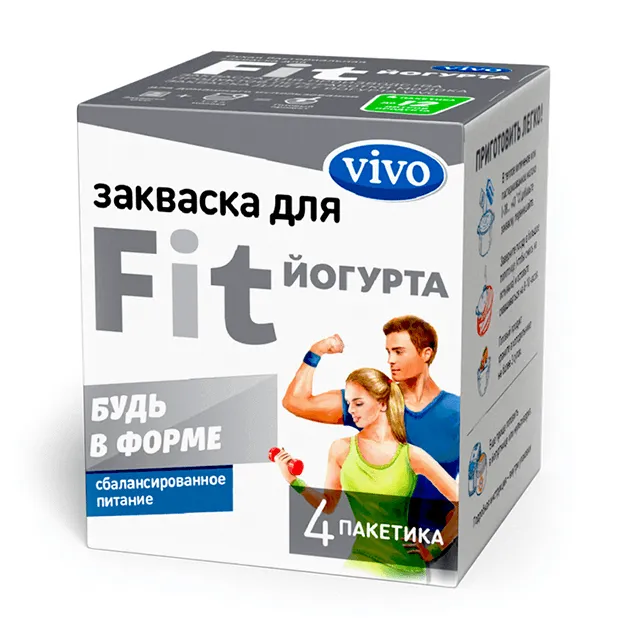 Vivo Закваска FIT-Йогурт, 4 шт.