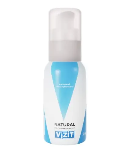 Vizit Natural Гель-лубрикант, гель, увлажняющий, 50 мл, 1 шт.