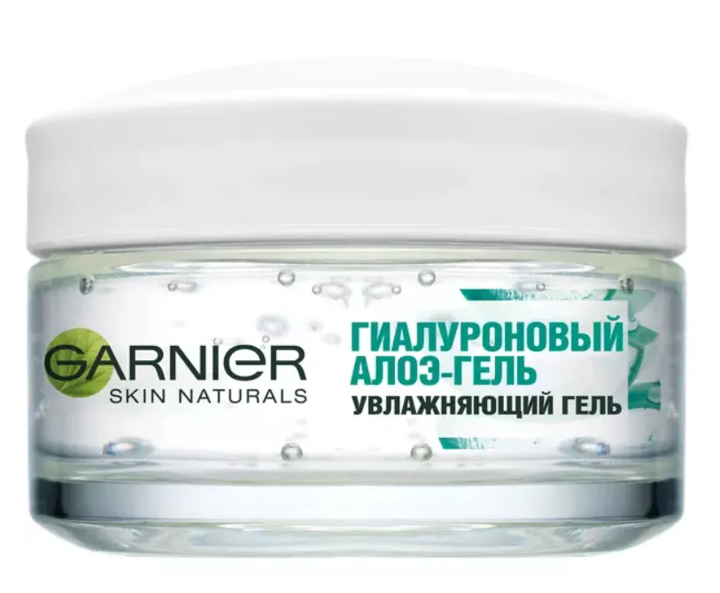 Garnier Skin Naturals Гиалуроновый алоэ-гель дневной, гель, для нормальной и смешанной кожи, 50 мл, 1 шт.