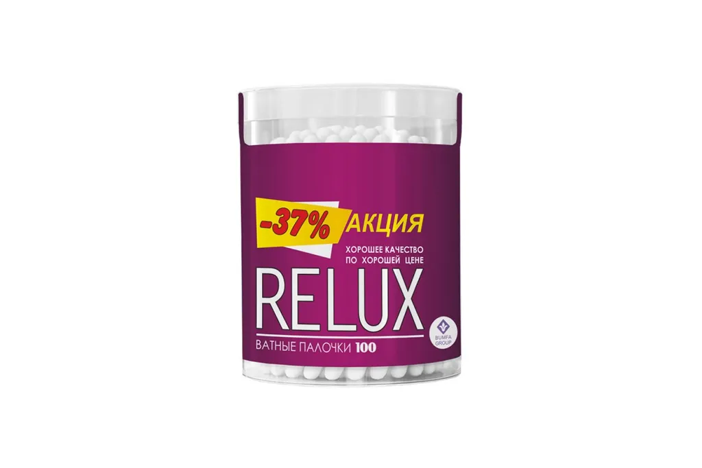 Relux Палочки ватные, 100 шт.