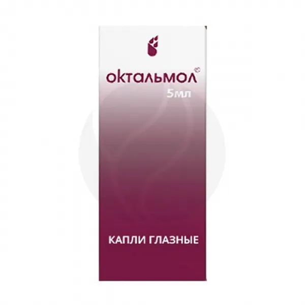 Октальмол, 0.007%, капли глазные, 5 мл, 1 шт.