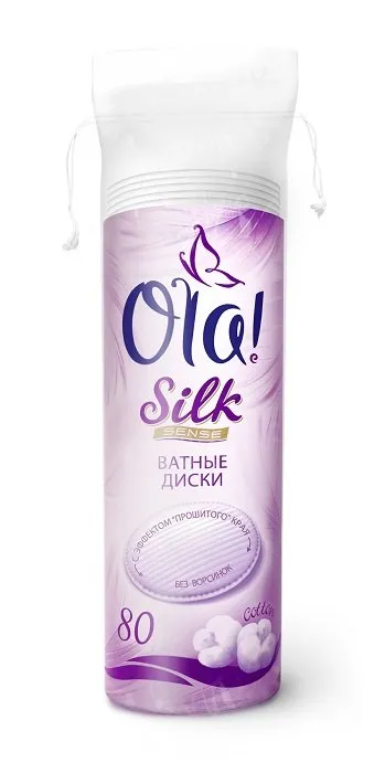 Ola! Silk Sense Ватные диски, 80 шт.