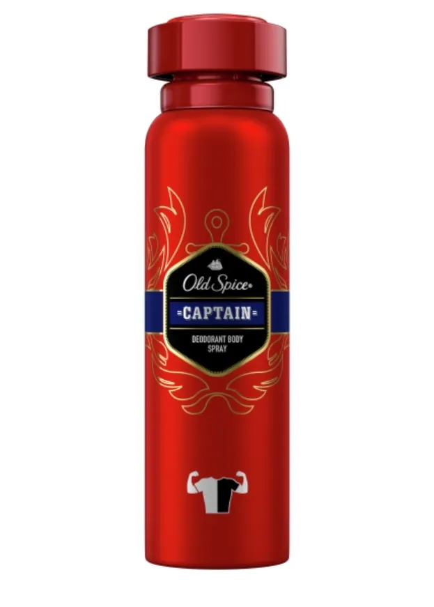 Old Spice Дезодорант-спрей Captain, спрей, 150 мл, 1 шт.