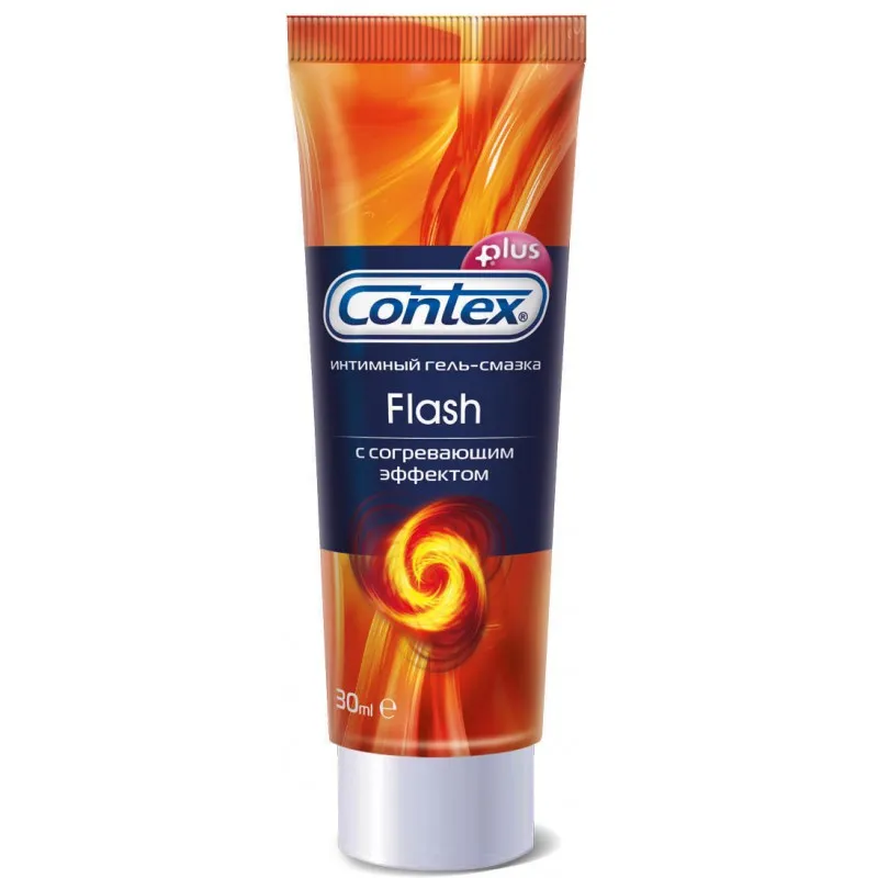 Гель-смазка Contex Flash, гель, согревающий (-ая, -ое, -ие), 30 мл, 1 шт.