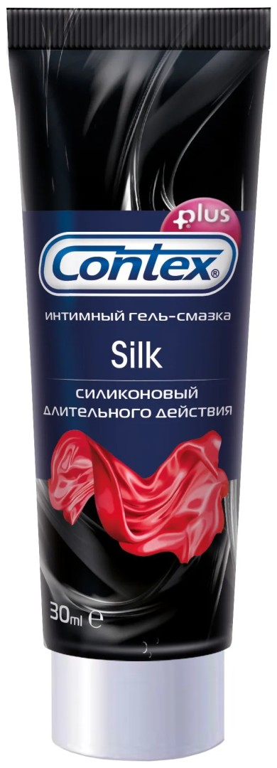 Гель-смазка Contex Silk, гель, из силикона (силиконовый), 30 мл, 1 шт.