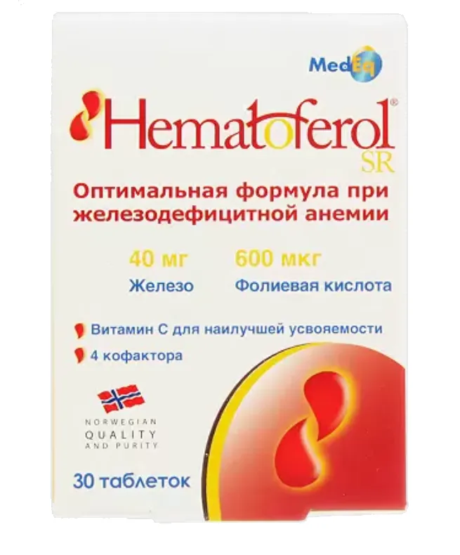 Гематоферол-СР, таблетки, 30 шт.