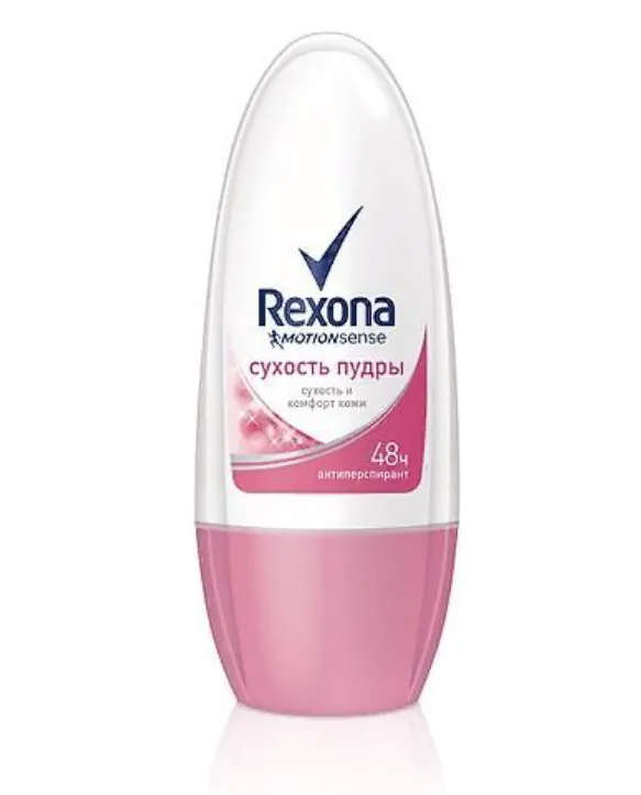 Rexona Антиперспирант Сухость пудры, антиперспирант ролик, для женщин, 50 мл, 1 шт.