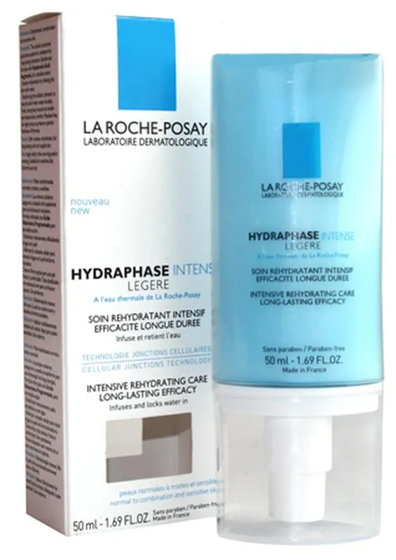 La Roche-Posay Hydraphase Intense Legere увлажняющее средство, крем-гель, увлажняющий, 50 мл, 1 шт.