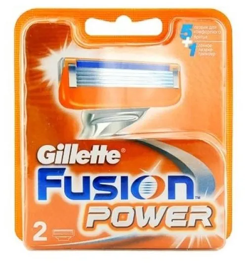 Gillette Fusion Power Сменные кассеты, 2 шт.