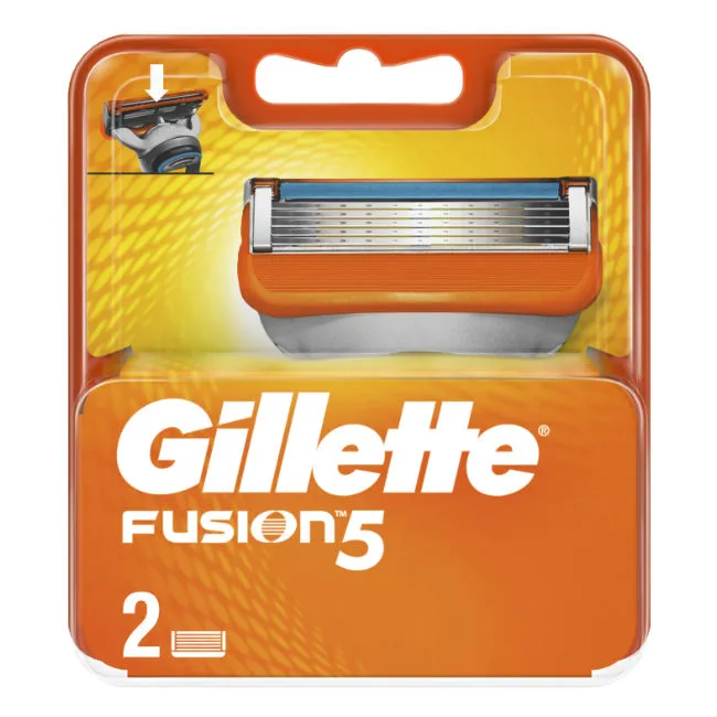 Gillette Fusion Сменные кассеты, 2 шт.