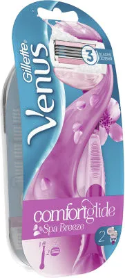 Gillette Venus Breeze SPA + женская бритва, бритва, 2 кассеты в комплекте, 1 шт.