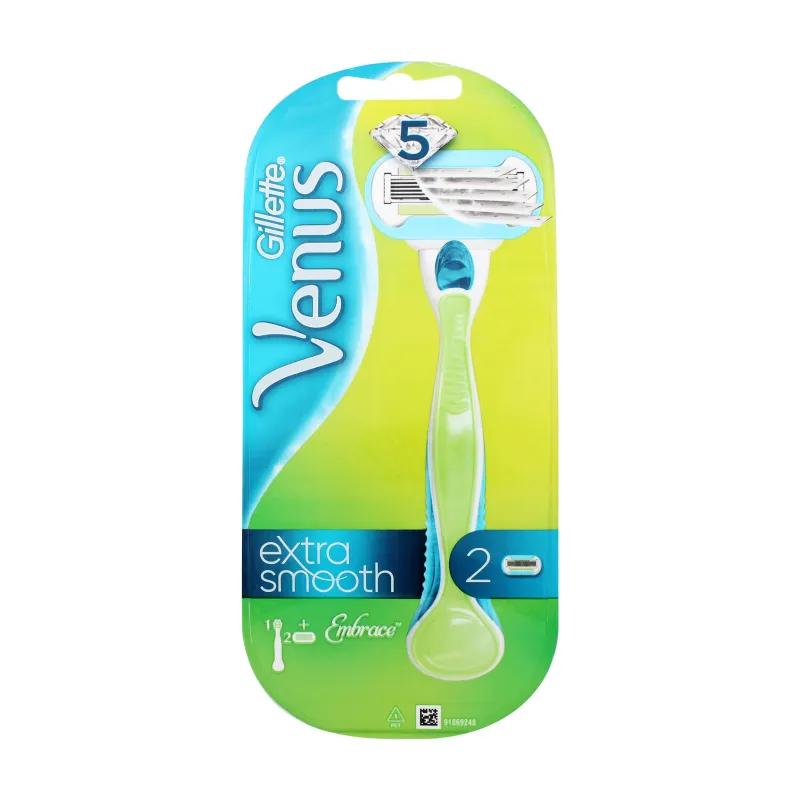 Gillette Venus Embrace Станок + 2 кассеты, с 2 сменными кассетами, 1 шт.