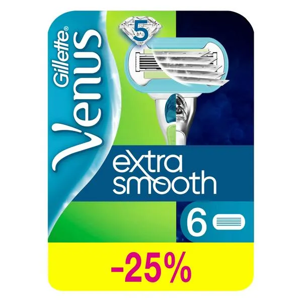 Gillette Venus Embrace Кассеты, кассета для бритвы, для женщин, 6 шт.