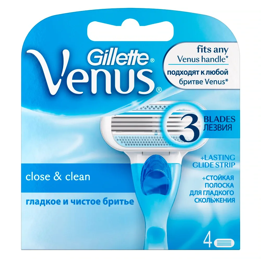 Gillette Venus Кассеты, для женщин, 4 шт.