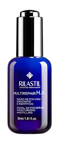 Rilastil Multirepair H. A. Детокс-сыворотка для лица восстанавливающая увлажняющая с эффектом филлера, сыворотка, 30 мл, 1 шт.