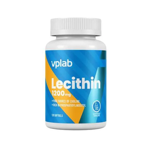 Vplab Lecithin, 1200 мг, капсулы, 120 шт.