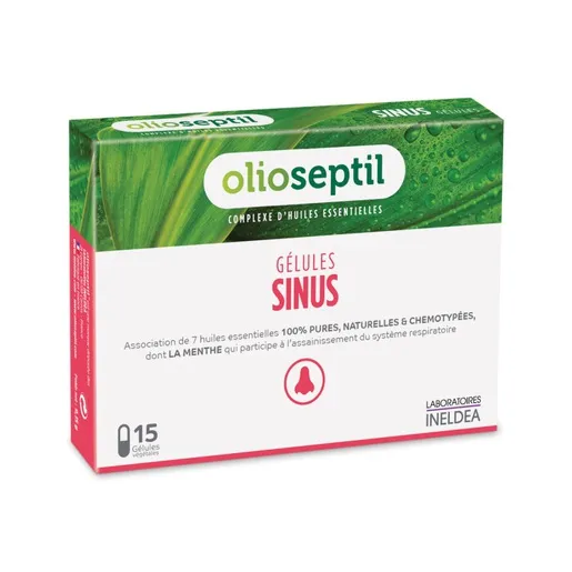 Olioseptil Sinus для санации носовых пазух, капсулы, 15 шт.