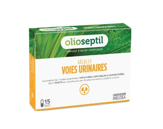 Olioseptil Voies Urinaires для мочевыводящих путей, капсулы, 15 шт.