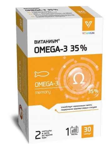 Омега 3-35% Витаниум, капсулы, 30 шт.