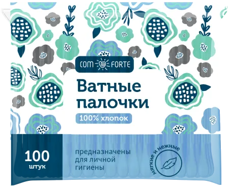 ComForte Ватные палочки, 100 шт.