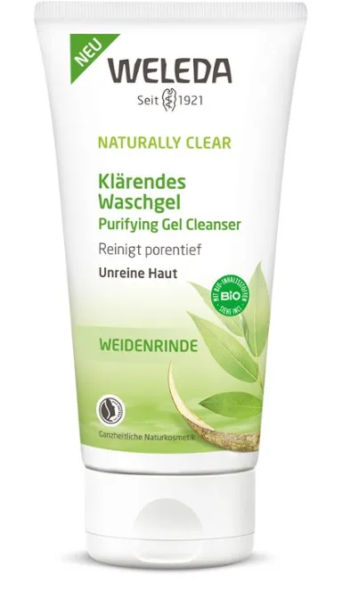 Weleda Naturally Clear Гель для умывания Очищающий с антибактериальным эффектом, гель для умывания, 100 мл, 1 шт.