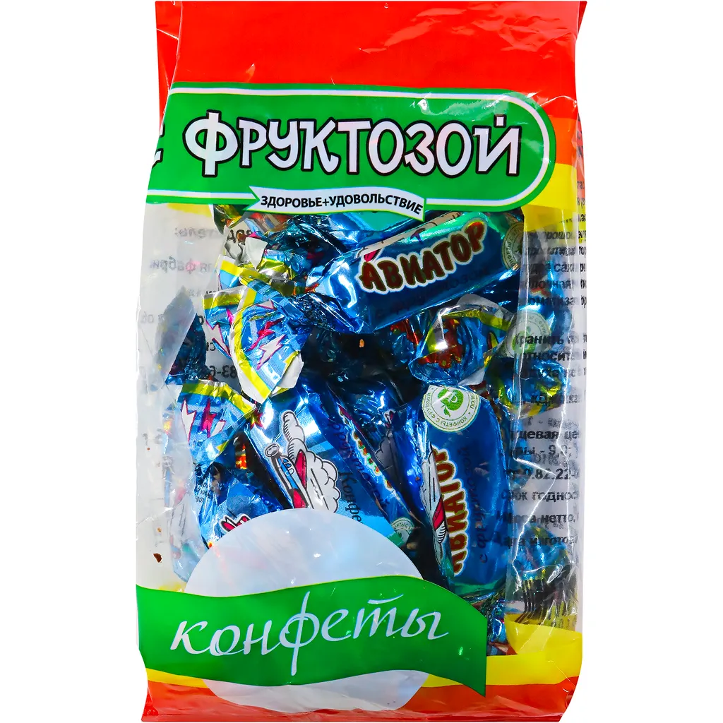 Конфеты Авиатор на фруктозе, конфеты, 185 г, 1 шт.