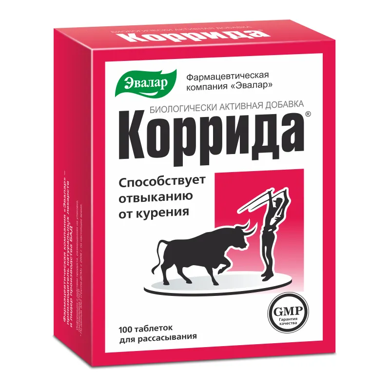 Коррида, 0.5 г, таблетки для рассасывания, 100 шт.