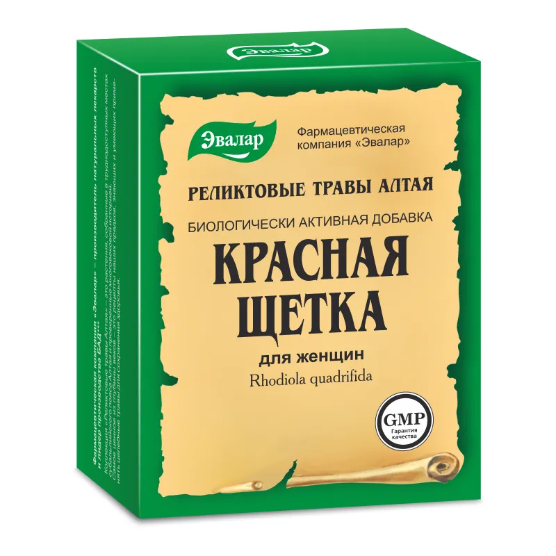 Красная щетка, порошок, 30 г, 1 шт.