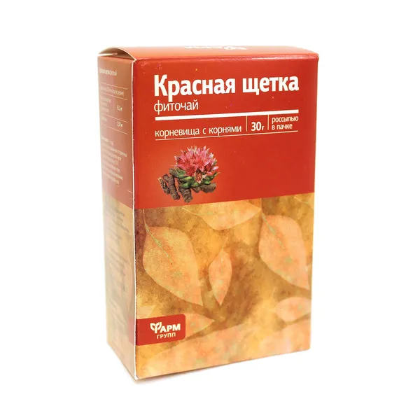 Красная щетка, фиточай, 30 г, 1 шт., Фармгрупп