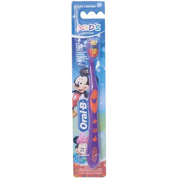 Oral-B Kids Зубная щетка для детей 3-5 лет мягкая, щетка зубная, в ассортименте, 1 шт.