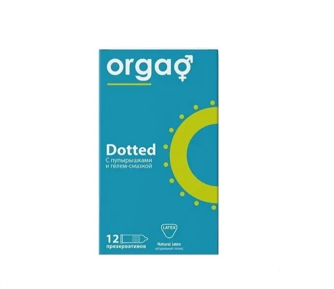 Orgao Презервативы Dotted, презерватив, с пупырышками, 12 шт.