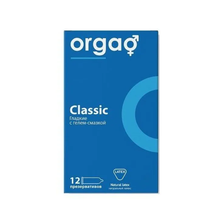 Orgao Презервативы Classic, презерватив, 12 шт.