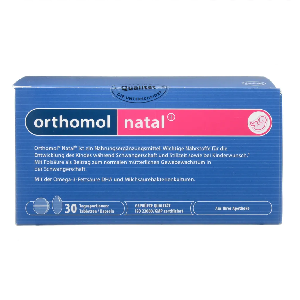 Orthomol Natal Plus, капсулы и таблетки, на 30 дней, 30 шт.