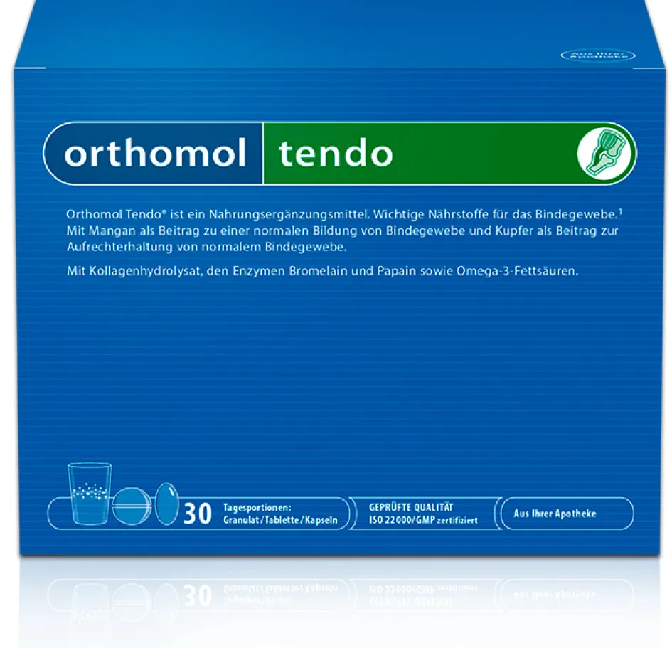 Orthomol Tendo, порошки, таблетки и капсулы, на 30 дней, 30 шт.