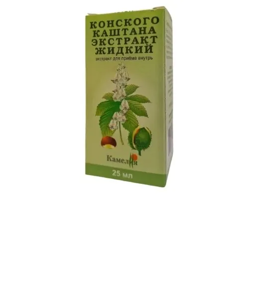 Конского каштана экстракт жидкий, экстракт жидкий для приема внутрь, 25 мл, 1 шт.