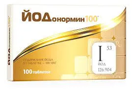 Йодонормин, 100 мкг, таблетки, 100 шт.