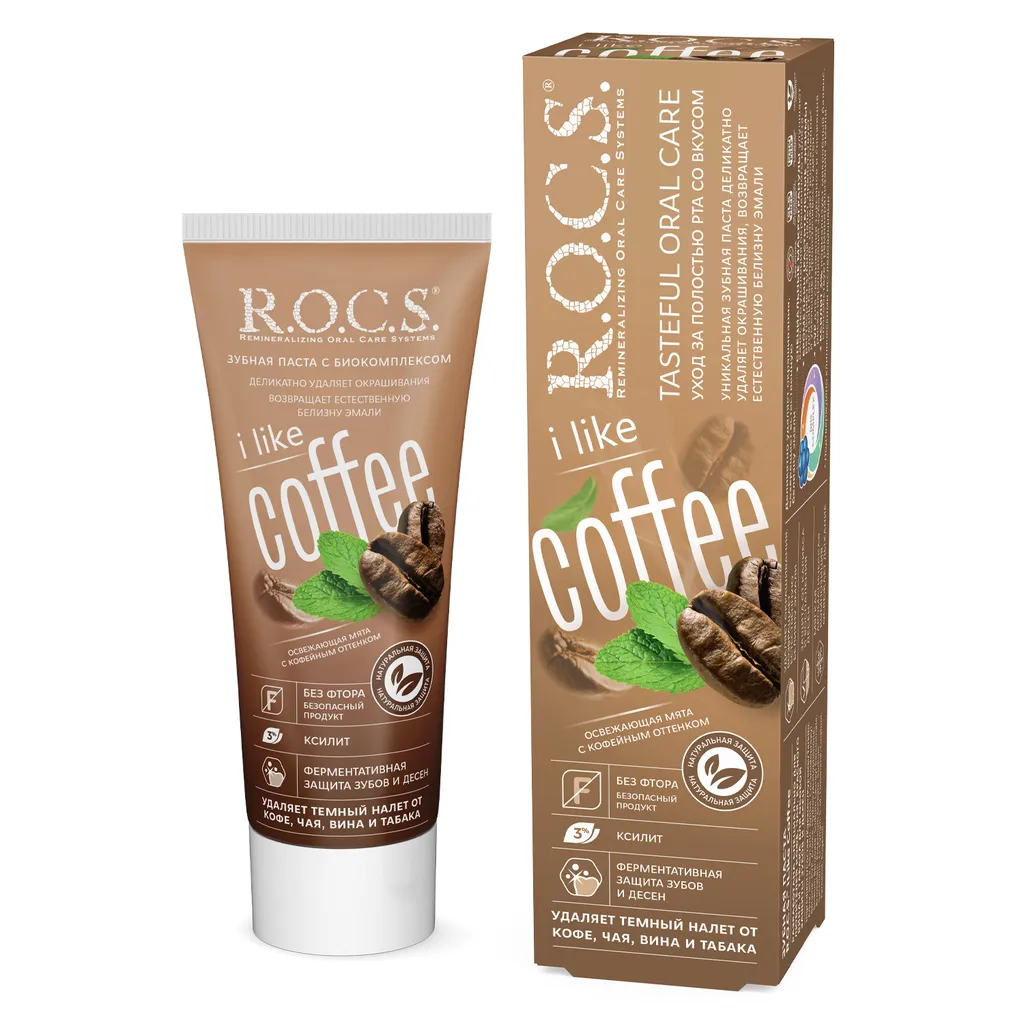 ROCS Зубная паста iLike Coffee, паста, 74 г, 1 шт.