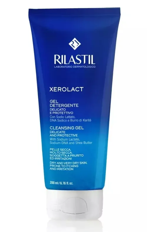 Rilastil Xerolact Мягкий очищающий защитный гель, гель, 200 мл, 1 шт.