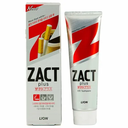 Zact Lion Зубная паста Отбеливающая, паста зубная, 150 г, 1 шт.