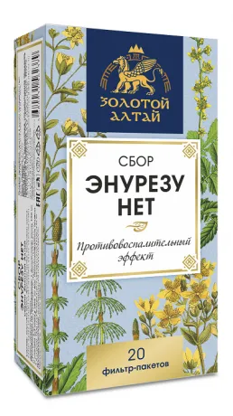 Золотой Алтай Сбор Энурезу нет, фиточай, 1.5 г, 20 шт.